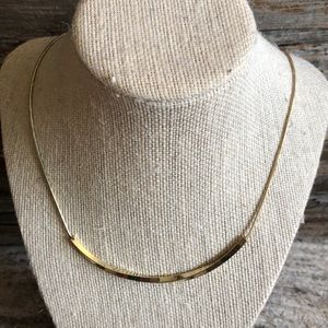 3 for $20 Gold tone Twisted Bar Necklace💰